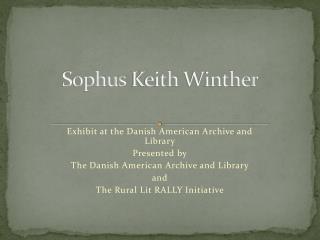 Sophus Keith Winther