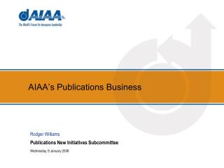 AIAA’s Publications Business