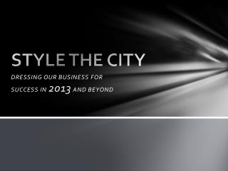 STYLE THE CITY