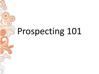 Prospecting 101