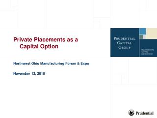 Private Placements as a Capital Option
