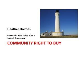 Community Right to Buy