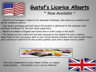 Gustaf’s Licorice Allsorts ~ Now Available ~