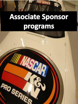 Associate Sponsor programs