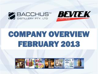 COMPANY OVERVIEW FEBRUARY 2013