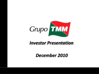 Investor Presentation