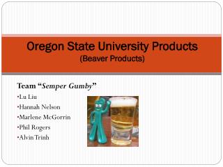 Oregon State University Products (Beaver Products)