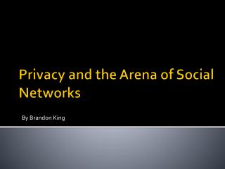 Privacy and the Arena of Social Networks
