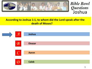 According to Joshua 1:1, to whom did the Lord speak after the death of Moses?