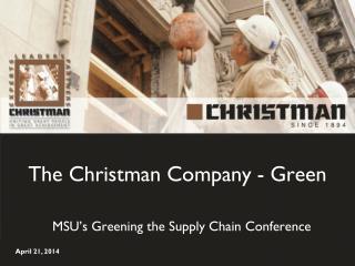 The Christman Company - Green