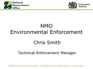 NMO Environmental Enforcement