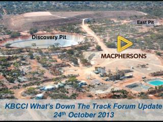 KBCCI What’s Down The Track Forum Update 24 th October 2013