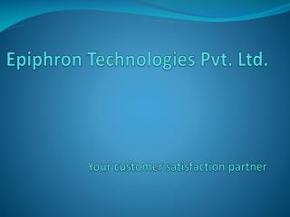 Epiphron Technologies Pvt. Ltd.