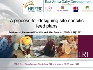 A process for designing site specific feed plans