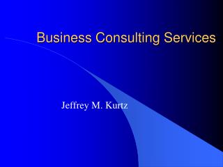 Business Consulting Services