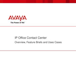 IP Office Contact Center