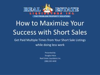 How to Maximize Your Success with Short Sales