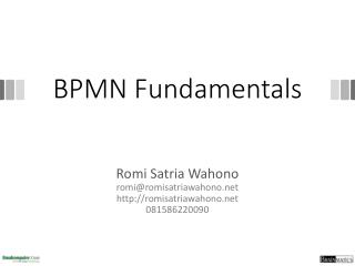 BPMN Fundamentals