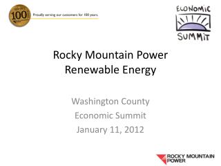 Rocky Mountain Power Renewable Energy