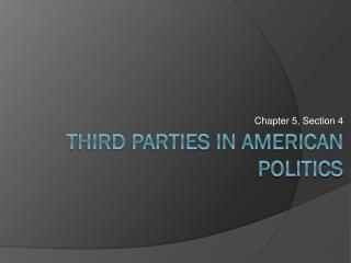 Third parties in American politics