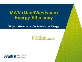 MWV (MeadWestvaco) Energy Efficiency
