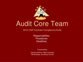 Audit Core Team