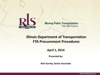 Illinois Department of Transportation FTA Procurement Procedures