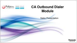 CA Outbound Dialer Module