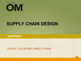 SUPPLY CHAIN DESIGN