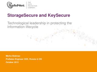 StorageSecure and KeySecure