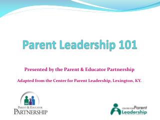 Parent Leadership 101