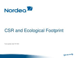 CSR and Ecological Footprint