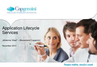 Application Lifecycle Services „Moderner Staat“ – Messestand Capgemini