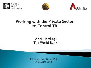 April Harding World Bank/ IFC