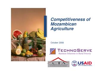Competitiveness of Mozambican Agriculture
