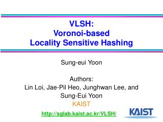 VLSH: Voronoi-based Locality Sensitive Hashing