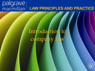 Introduction to company law