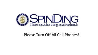 Please Turn Off All Cell Phones!