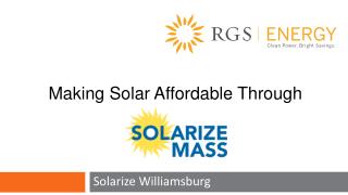 Solarize Williamsburg