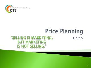 Price Planning