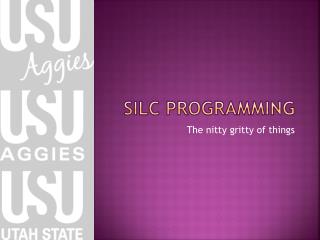 SILC Programming