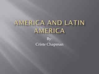 America and Latin America