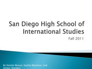 San Diego High School of International Studies