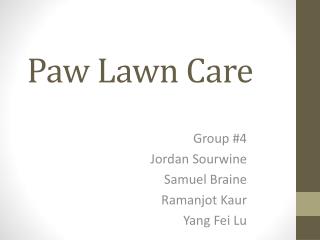 Paw Lawn Care