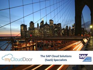 The SAP Cloud Solutions (SaaS) Specialists