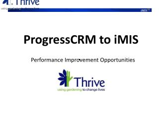 ProgressCRM to iMIS