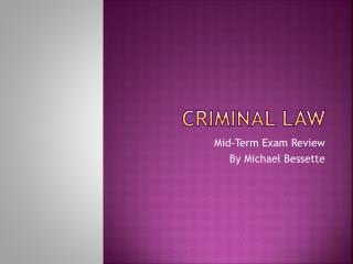 Criminal Law