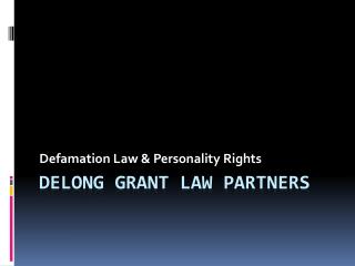 Delong Grant Law Partners