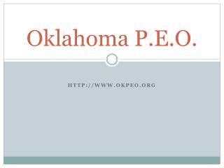 Oklahoma P.E.O.