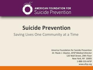 Suicide Prevention